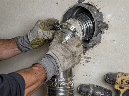 Dryer Vent Hose Installation in Los Alamitos