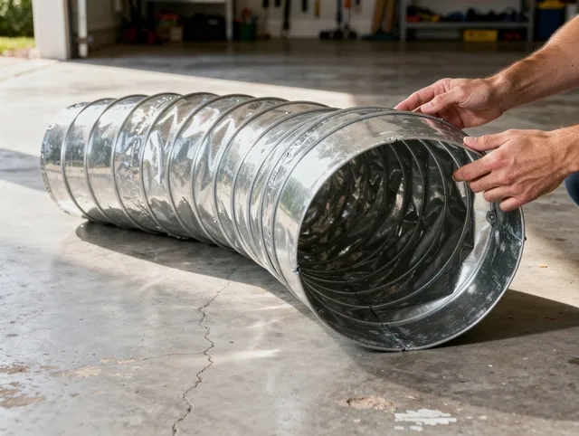 Los Alamitos Dryer Vent Cleaning specialist using advanced equipment for thorough duct cleaning in Los Alamitos