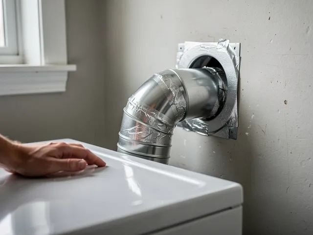 Los Alamitos Dryer Vent Cleaning expert performing professional dryer vent repair and installation in Los Alamitos